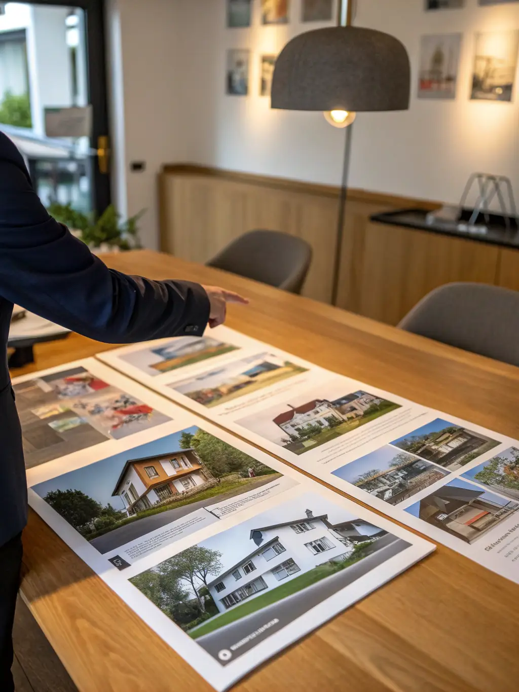 A diverse portfolio of properties, including residential homes, commercial buildings, and land, showcasing the variety of investment options available through real estate.